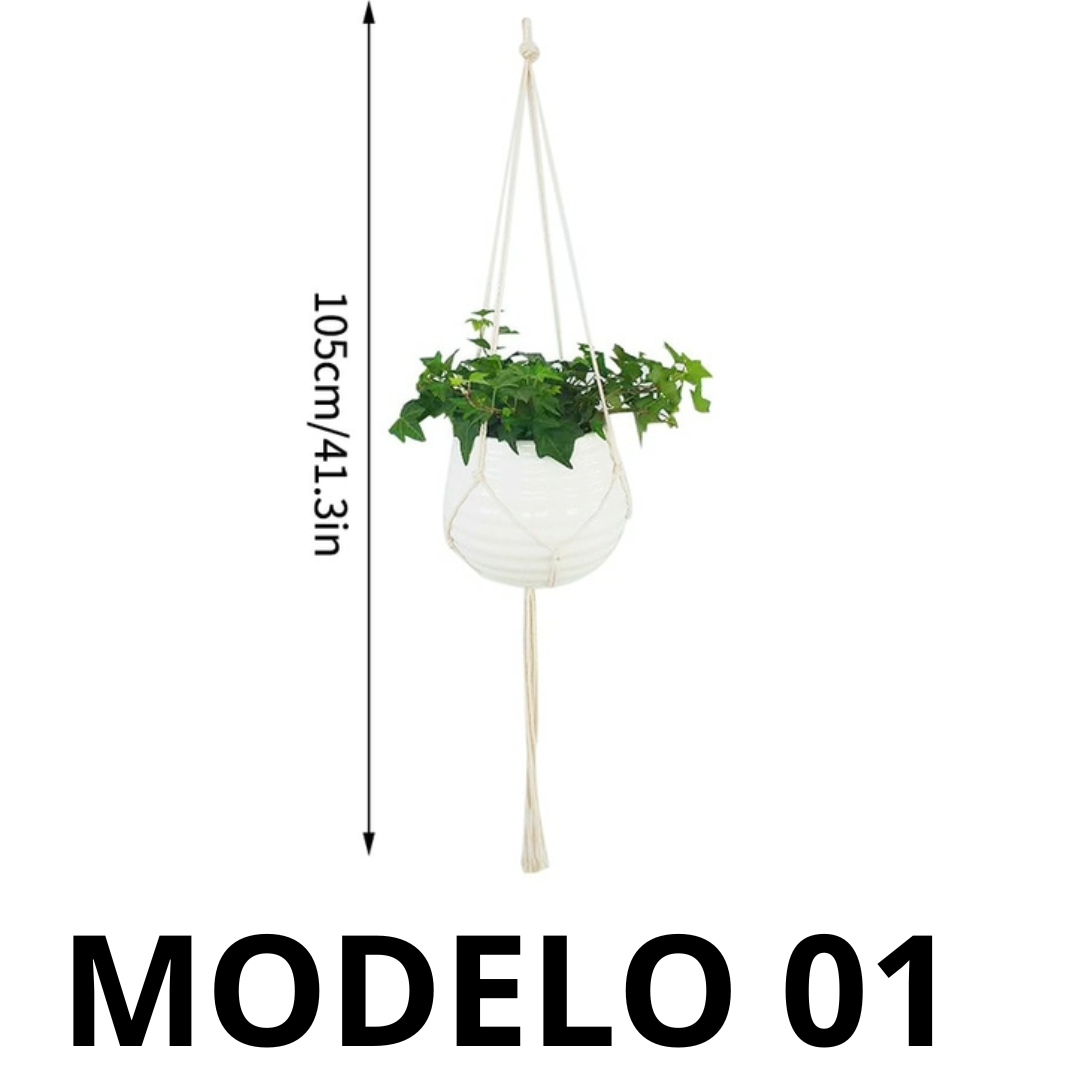 Pendente Planta Jardim Corda de Vasos